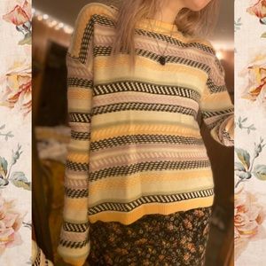 Stripey Pink Multicolor Sweater